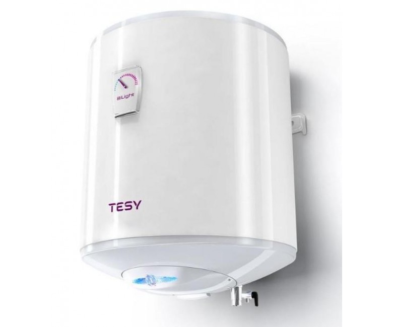 Водонагрівач електр. TESY Bilight 50V круглий GCV 504415 B11 TSRC, 50л, 1,5кВт, мех. кер-ння, C, білий TESY  303297 303297