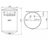 Бойлер с сухим тэном 150 л  ANTICALC GCV 15044 24D B14 TBR:Чертеж 