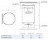Сенсорный бойлер 80 л  MODECO CLOUD GCV804724DC21ECW:Чертеж 