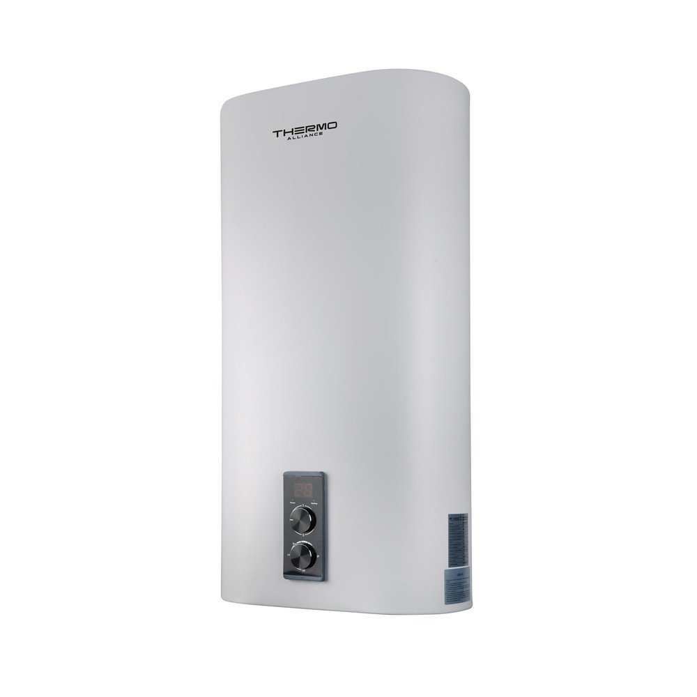 Водонагреватель электрический Thermo Alliance 100 л плоский вертикальный, мокрый тэн 2 квт (0,8+1,2) DT100V20G(PD)/2  DT100V20GP