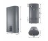Водонагреватель электрический Thermo Alliance 50 л Grey, плоский вертикальный, мокрый тэн 2 квт (0,8+1,2) DT50V20G(PD)/2G  DT50V
