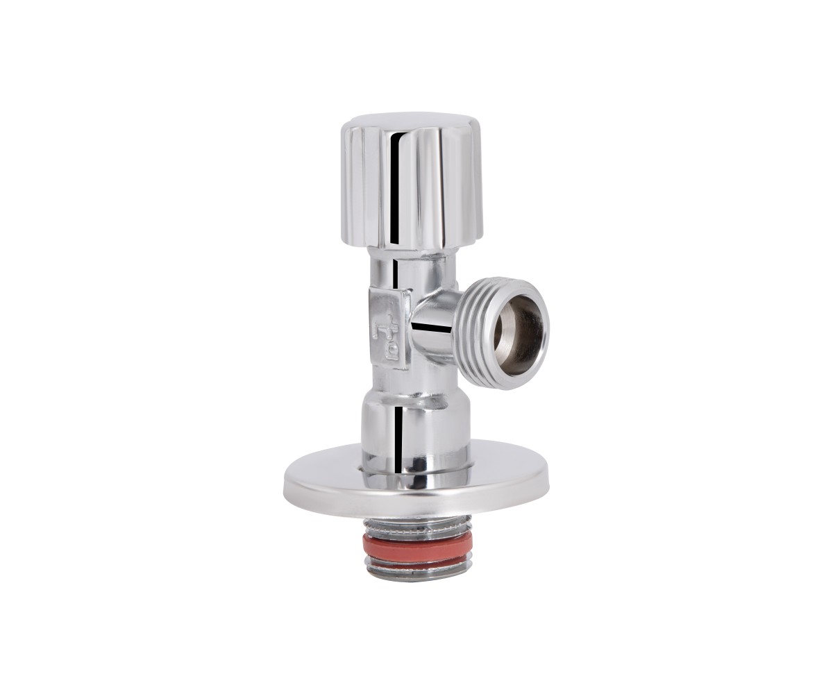 Кран угловой Thermo Alliance Forte вентельный 1/2"нн, хром TAF341W1515  TAF341W1515:Фото 3