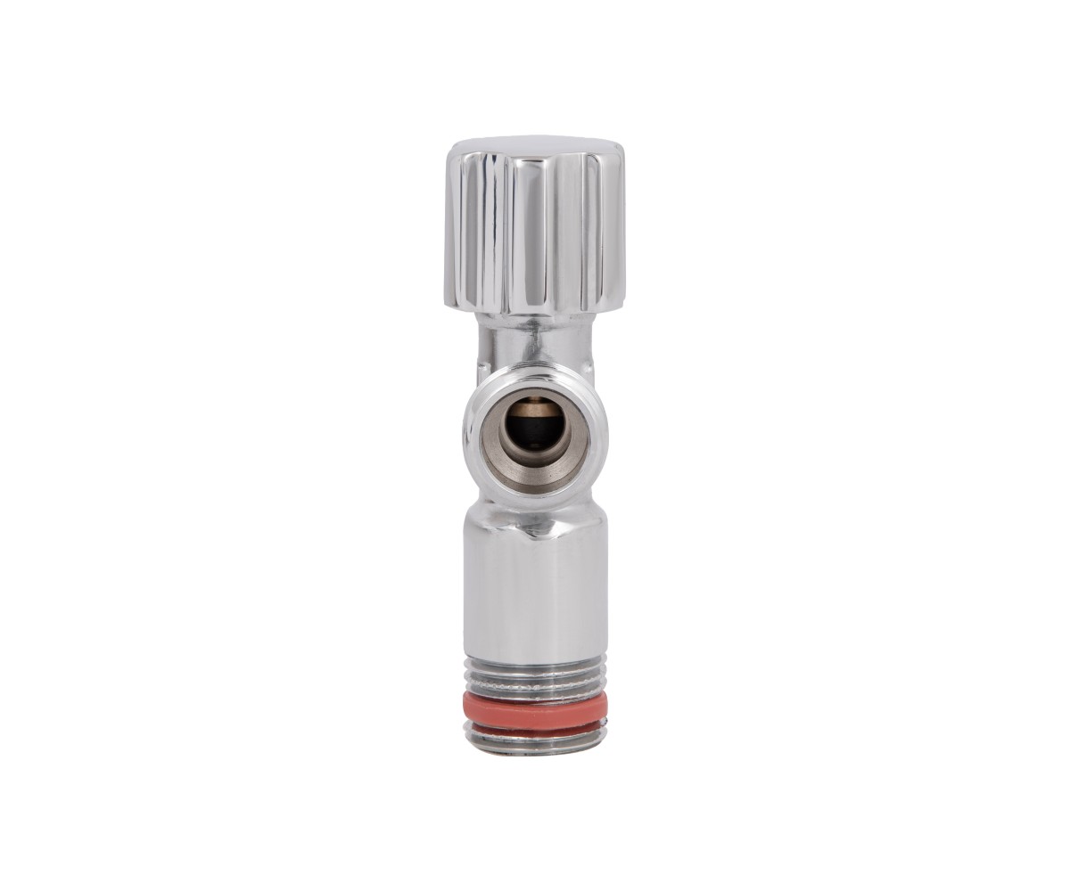 Кран угловой Thermo Alliance Forte вентельный 1/2"нн, хром TAF341W1515  TAF341W1515:Фото 4