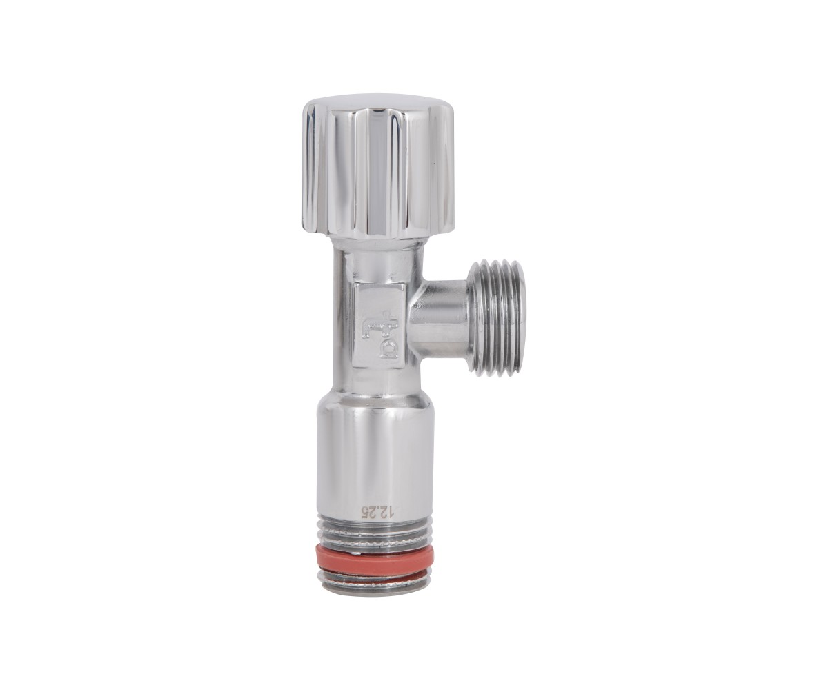 Кран угловой Thermo Alliance Forte вентельный 1/2"нн, хром TAF341W1515  TAF341W1515:Фото 5