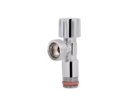 Кран кутовий Thermo Alliance Forte 1/2З×3/4З, хром TAF341W1520 THERMO ALLIANCE  TAF341W1520