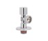 Кран угловой Thermo Alliance Forte вентельный 1/2"н×3/4"н, хром TAF341W1520  TAF341W1520:Фото 3