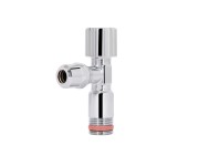 Кран кутовий Thermo Alliance Forte 1/2Зх3/8З з перехідником M10, хром TAF341W159 THERMO ALLIANCE  TAF341W159