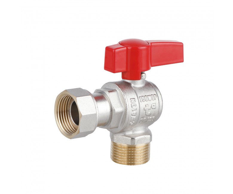 Кран шаровой 3/4вн угловой, PN40, с накидной гайкой Standart TAS224W20 Thermo Alliance THERMO ALLIANCE  TAS224W20 TAS224W20