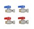 Комплект прямых кранов Thermo Alliance Standart 1/2вн -3/4вн с накидной гайкой для подключенние котла TAS262RBW1520  TAS262RBW15