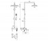 Душевая система  BARTS TB 07102-H36-S:Чертеж 