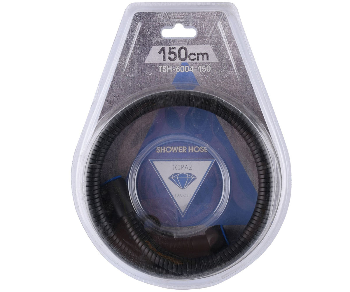 Душовий шланг 150 см ТОПАЗ ТШ-6004-150-BL TOPAZ  TSH-6004-150-BL TSH-6004-150-BL