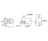 Напольное биде  LE MUSE BW813J:Чертеж 
