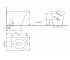 Безободковый унитаз  MH CW163YXW:Чертеж 