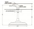 Верхний душ  CLASSIC DBX120-1CAM:Чертеж 