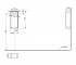 Шкафчик боковой  NATURAL CURVE FU10017A-LW:Чертеж 