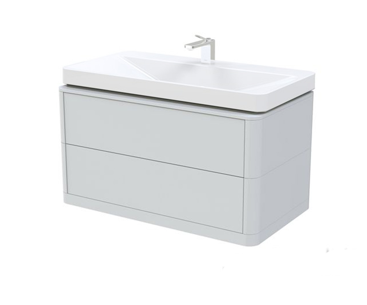 Підвісна тумба під умивальник TOTO SQUARE GEOMETRY FU10742L-MW FU10742L-MW