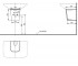 Полупьедестал для раковины  MH LW10036G:Чертеж 