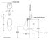 Округлый писсуар  PUBLIC UW904SHB:Чертеж 