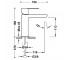 Однорычажный смеситель для раковины  20010101:Чертеж 