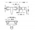 Смеситель с душевым набором  CANIGO 21816701:Чертеж 