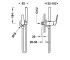 Смеситель с гигиеническим душем  FUJI 28112301:Чертеж 