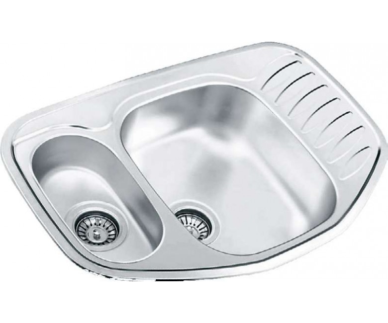 Угловая кухонная мойка с крылом UKINOX COMFORT COP 776.507.15 GT 8K COP 776.507.15 GT 8K