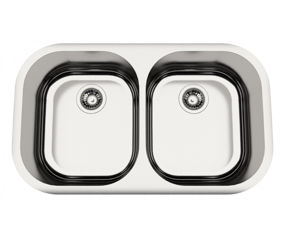 Мийка з двома однаковими чашами UKINOX  D 345.50.50 8 D 345.50.50 8