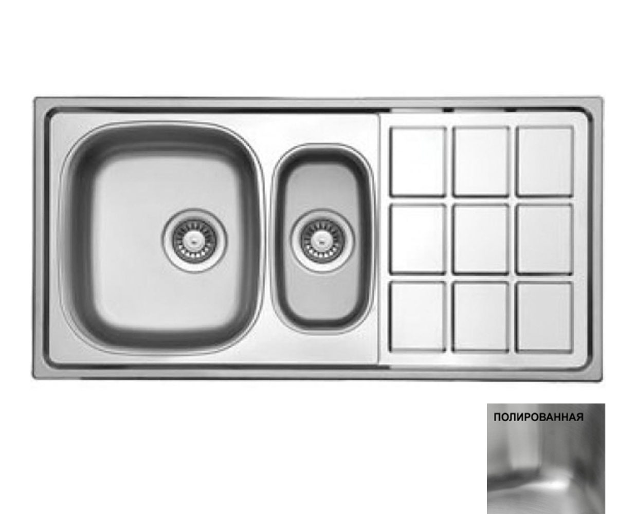 Полуторная мойка UKINOX LOTUS LT9P 1000.500 15 GT 8K L LT9P 1000.500 15 GT 8K L