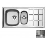 Полуторная мойка UKINOX LOTUS LT9P 1000.500 15 GT 8K L