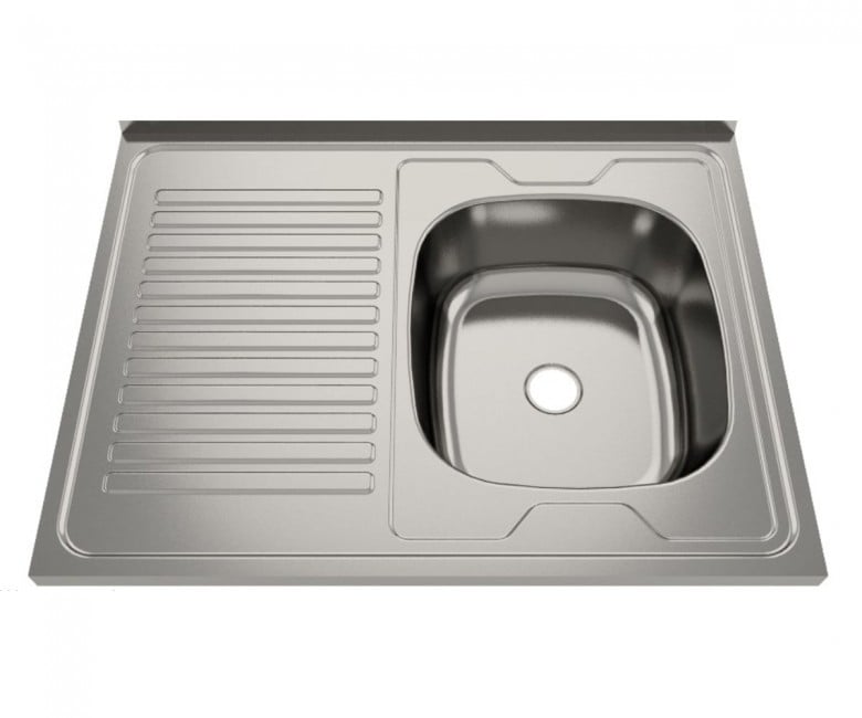 Мийка з лівим крилом UKINOX LUXURY LUM 800.600.6C R LUM 800.600.6C R