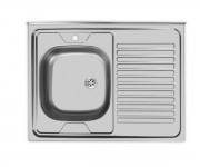 Раковина на шафку UKINOX STANDART STM 800.600 6C L