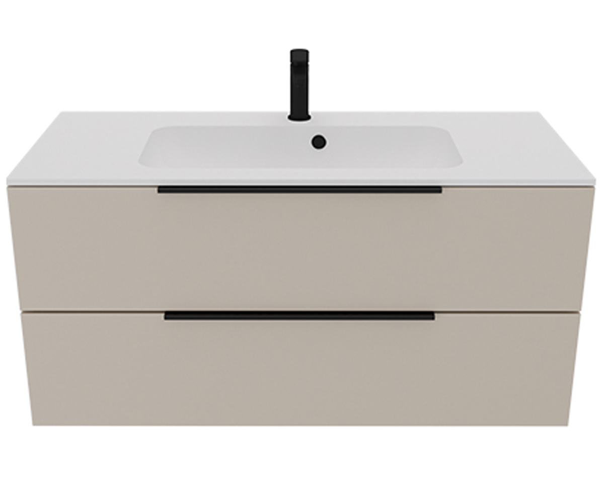 Тумба з раковиною 100 см UNIT BE COLOR BE COLOR BEIGE RAY 1000 BE COLOR BEIGE RAY 1000