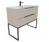 Тумба с умывальником 100 см  BE COLOR BE COLOR BEIGE RAY 1000 N:Фото 2