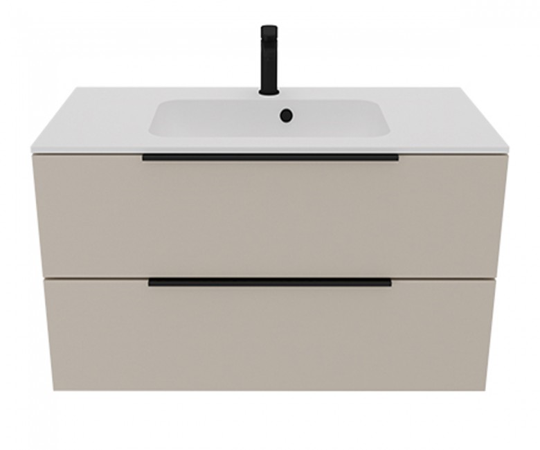 Тумба з раковиною 80 см UNIT BE COLOR BE COLOR BEIGE RAY 800 BE COLOR BEIGE RAY 800