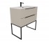 Тумба с умывальником 80 см  BE COLOR BE COLOR BEIGE RAY 800 N:Фото 2