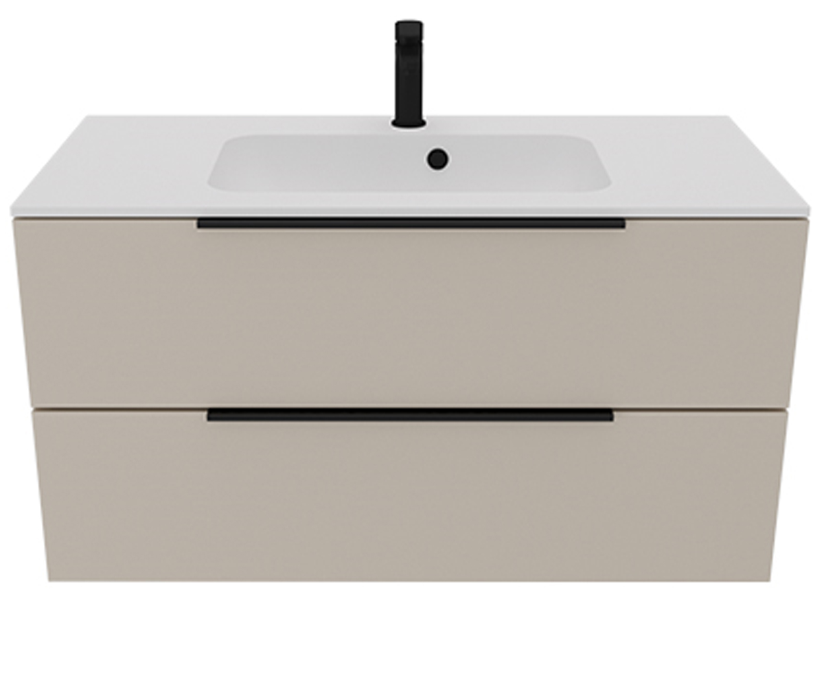 Тумба з раковиною 90 см UNIT BE COLOR BE COLOR BEIGE RAY 900 BE COLOR BEIGE RAY 900