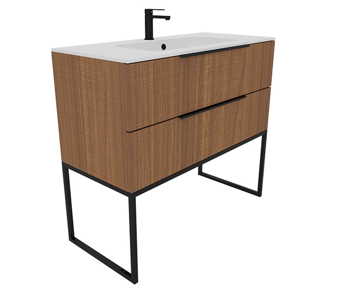 Тумба с умывальником 100 см  BE COLOR BE COLOR BRENDI OAK 1000 N:Фото 2