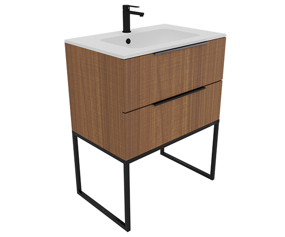 Тумба с умывальником 70 см  BE COLOR BE COLOR BRENDI OAK 700 N:Фото 2