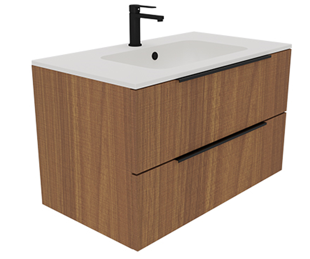 Тумба с раковиной 80 см  BE COLOR BE COLOR BRENDI OAK 800:Фото 2