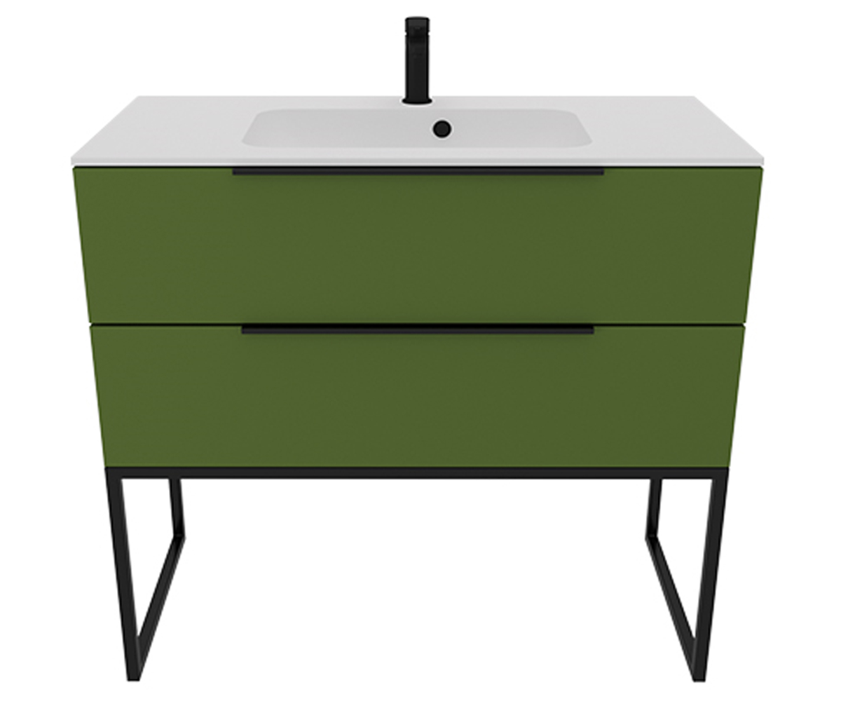 Тумба з умивальником 100 см  GREEN CARROT N 1000 UNIT BE COLOR BE COLOR GREEN CARROT 1000 N BE COLOR GREEN CARROT 1000 N