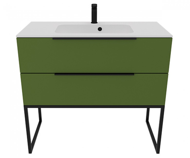 Тумба з умивальником 100 см  GREEN CARROT N 1000 UNIT BE COLOR BE COLOR GREEN CARROT 1000 N BE COLOR GREEN CARROT 1000 N