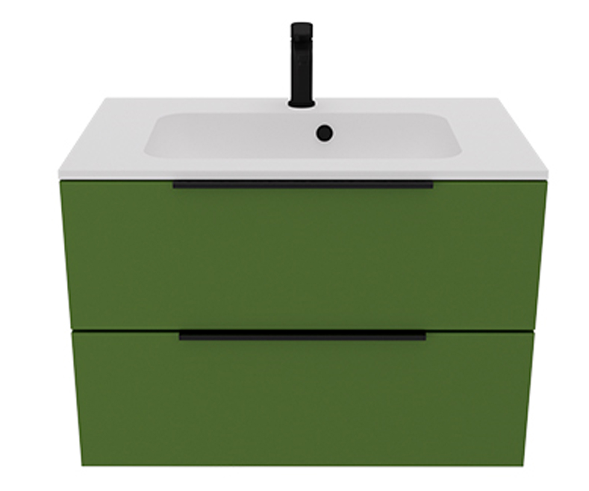 Тумба с раковиной 70 см UNIT BE COLOR BE COLOR GREEN CARROT 700 BE COLOR GREEN CARROT 700