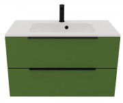 Тумба з раковиною 80 см UNIT BE COLOR BE COLOR GREEN CARROT 800