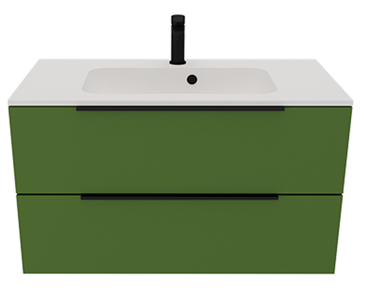 Тумба з раковиною 90 см UNIT BE COLOR BE COLOR GREEN CARROT 900 BE COLOR GREEN CARROT 900