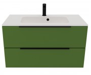 Тумба з раковиною 90 см UNIT BE COLOR BE COLOR GREEN CARROT 900