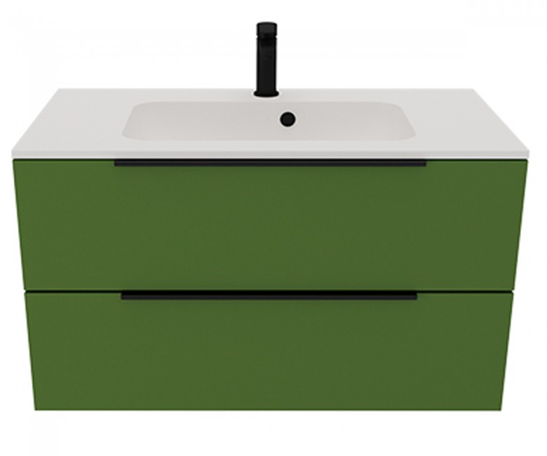 Тумба з раковиною 90 см UNIT BE COLOR BE COLOR GREEN CARROT 900 BE COLOR GREEN CARROT 900