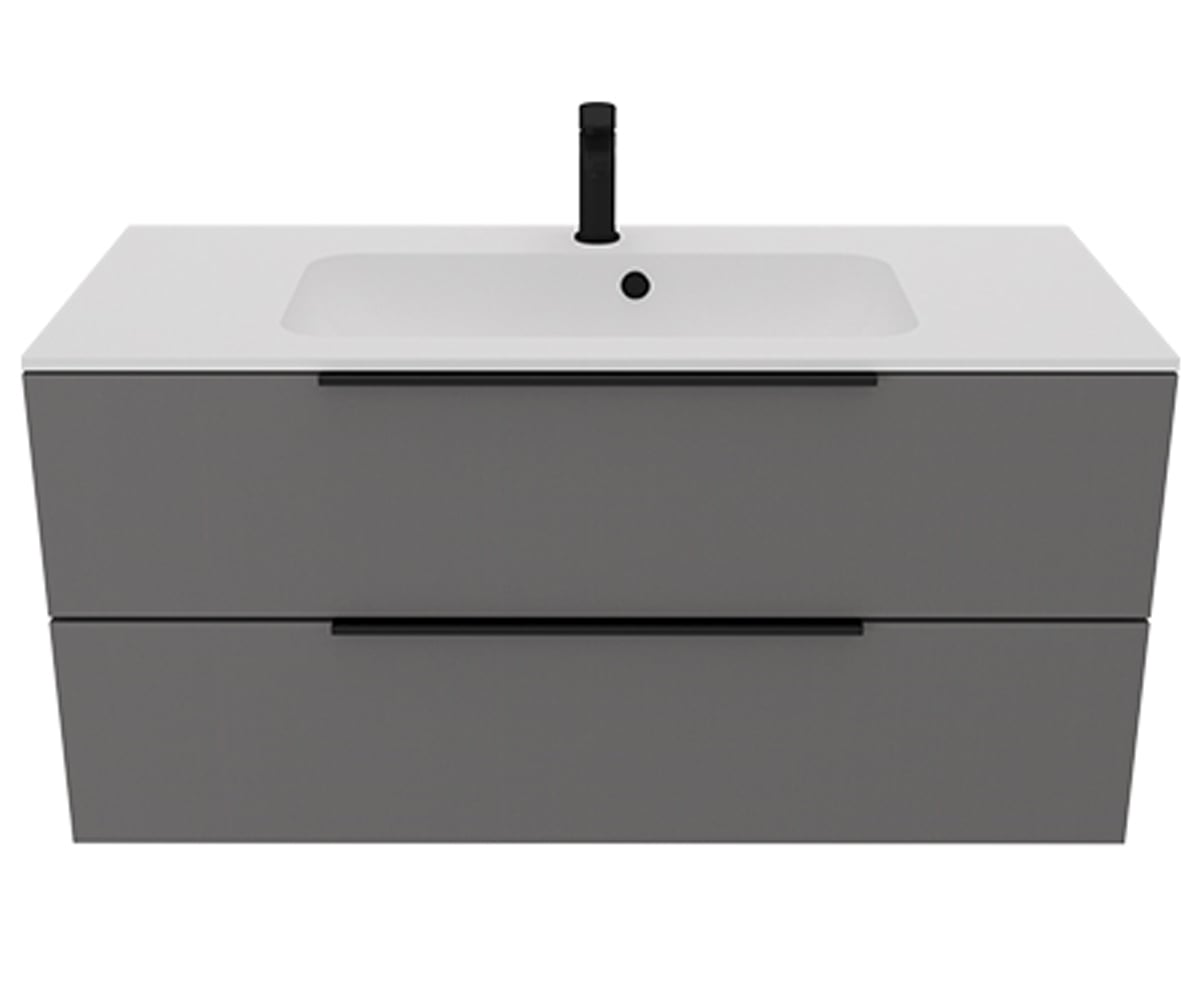 Тумба з раковиною 100 см UNIT BE COLOR BE COLOR GREY ONYX 1000 BE COLOR GREY ONYX 1000