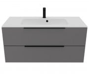 Тумба з раковиною 100 см UNIT BE COLOR BE COLOR GREY ONYX 1000