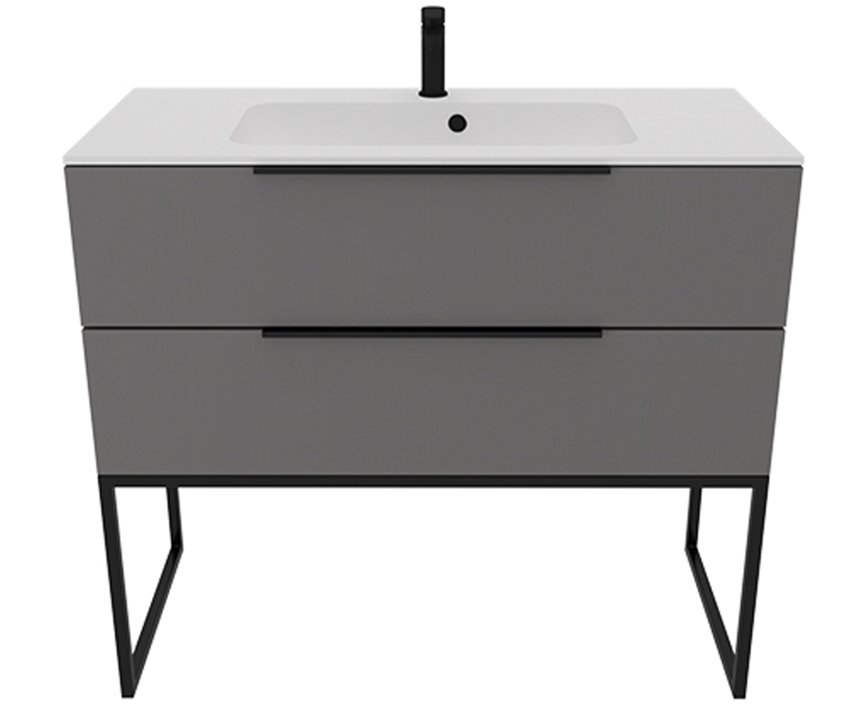 Тумба з умивальником 100 см  GREY ONYX N 1000 UNIT BE COLOR BE COLOR GREY ONYX 1000 N BE COLOR GREY ONYX 1000 N