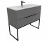 Тумба с умывальником 100 см  BE COLOR BE COLOR GREY ONYX 1000 N:Фото 2